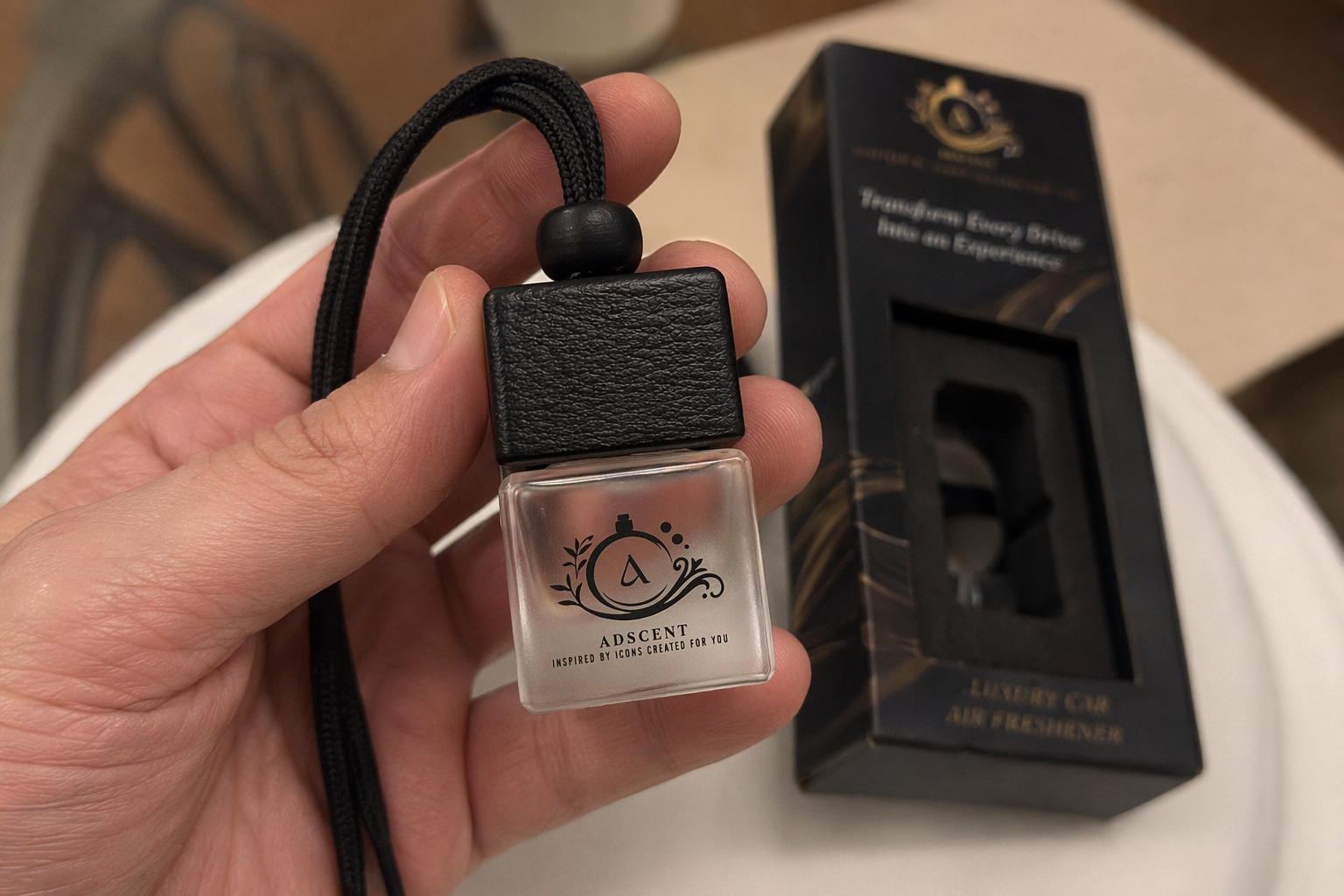 Omre Noir diffuser detail — long-lasting oud fragrance oil, ADSCENT Canada