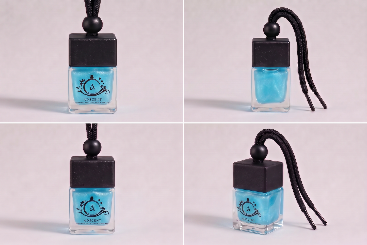 Adscent Urban Y | Luxury Car Air Freshener | Inspired by Modern Urban Icons YS- Y – Premium Frosted Glass Hanging Diffuser | Long-Lasting Fragrance
