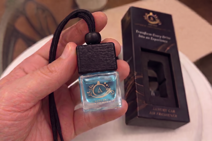 Adscent Urban Y | Luxury Car Air Freshener | Inspired by Modern Urban Icons YS- Y – Premium Frosted Glass Hanging Diffuser | Long-Lasting Fragrance