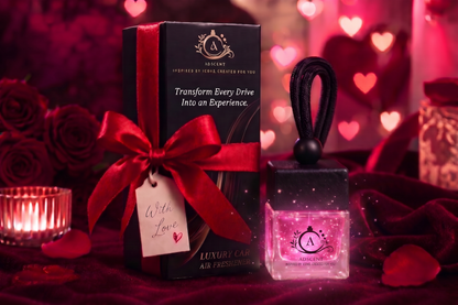 Adscent Coco Veil | Luxury Car Air Freshener | Inspired by Iconic Coco Cha-Nnel-Floral Legends – Premium Frosted Glass Hanging Diffuser | Long-Lasting Fragrance