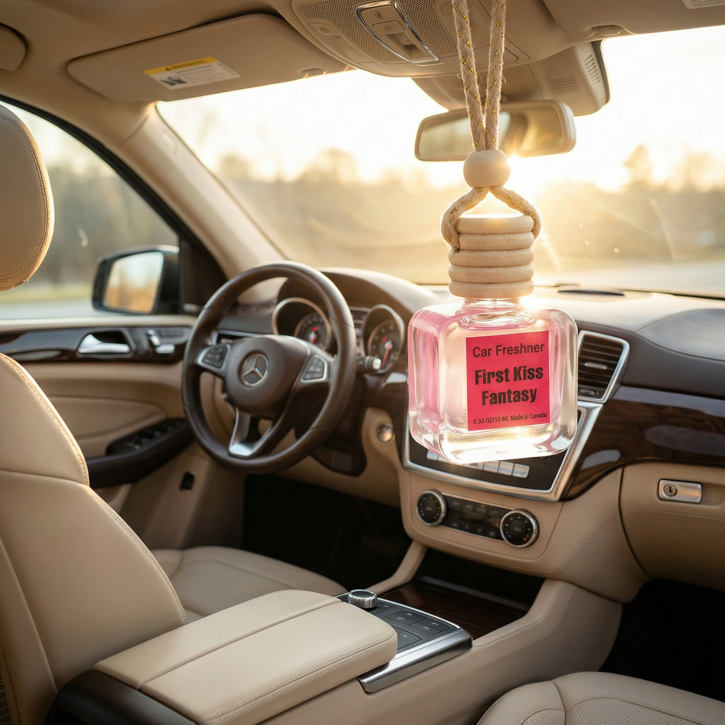 First Kiss Fantasy 10ml Hanging Car Air Freshener – Long Lasting 2-Pack