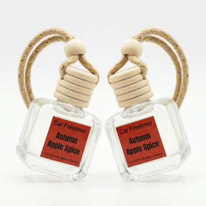 Autumn Apple Spice 10ml Hanging Car Diffuser  2-Pack