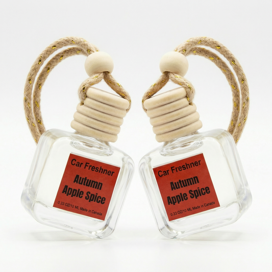 Autumn Apple Spice 10ml Hanging Car Diffuser  2-Pack