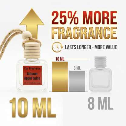 Autumn Apple Spice 10ml Hanging Car Diffuser  2-Pack