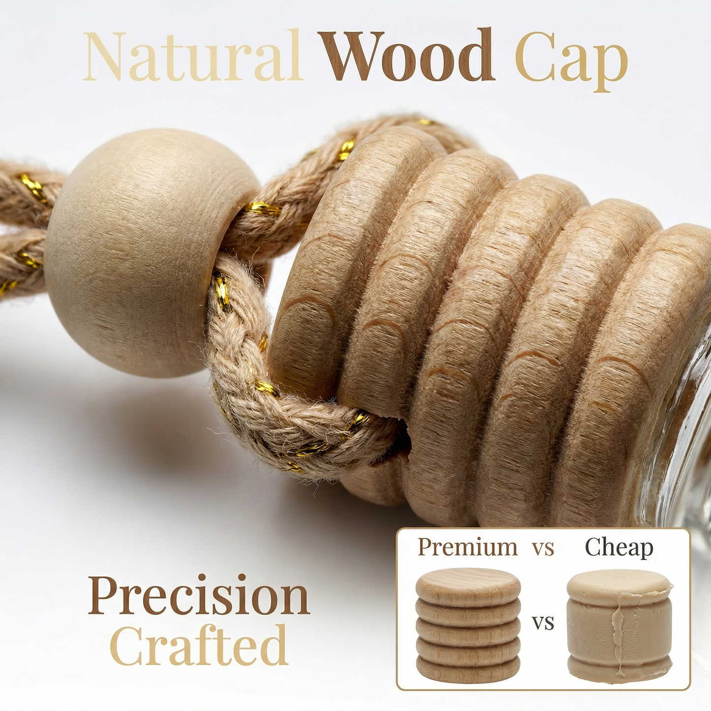 Vanilla Silk Accord 10ml Hanging Car Air Freshener Diffuser – Refillable 2-Pack