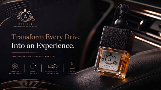 ADSCENT Black Opal luxury car air freshener — inspired by YSL Black Opium, frosted glass diffuser Canada