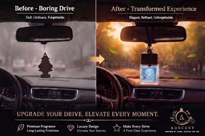 Wild Sauvage hanging diffuser — rearview mirror car accessory, ADSCENT handcrafted