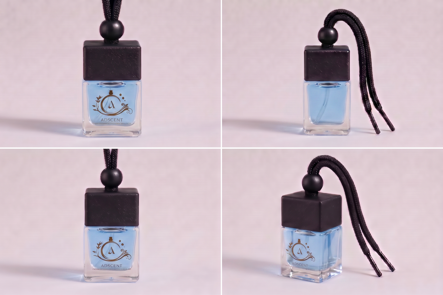 Adscent Wild Suvage | Luxury Car Air Freshener | Inspired by Wild Fresh Suvuage Icons – Premium Frosted Glass Hanging Diffuser | Long-Lasting Fragrance
