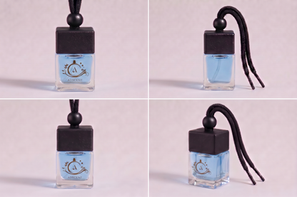 Adscent Wild Suvage | Luxury Car Air Freshener | Inspired by Wild Fresh Suvuage Icons – Premium Frosted Glass Hanging Diffuser | Long-Lasting Fragrance