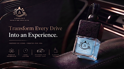 ADSCENT Wild Sauvage luxury car air freshener — inspired by Dior Sauvage, frosted glass diffuser Canada