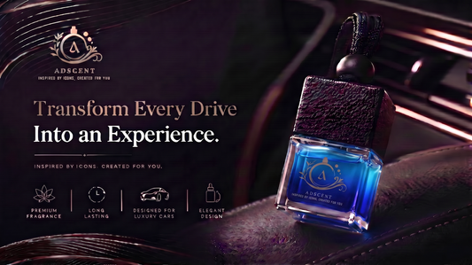 ADSCENT Aqua Gio luxury car air freshener — inspired by Armani Acqua di Gio, frosted glass diffuser Canada