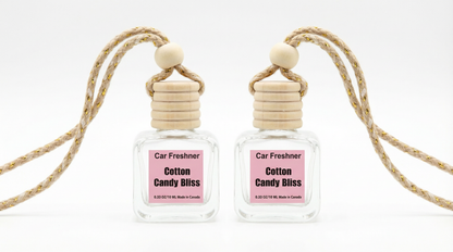 Cotton Candy Bliss car air freshener diffuser — sweet vanilla scent, ADSCENT Canada