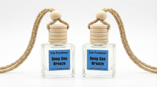 Deep Sea Breeze 10ml Hanging Car Air Freshener Diffuser – Refillable 2-Pack