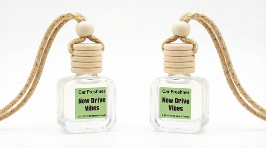 New Drive Vibes 10ml Hanging Car Air Freshener Diffuser – Refillable 2-Pack